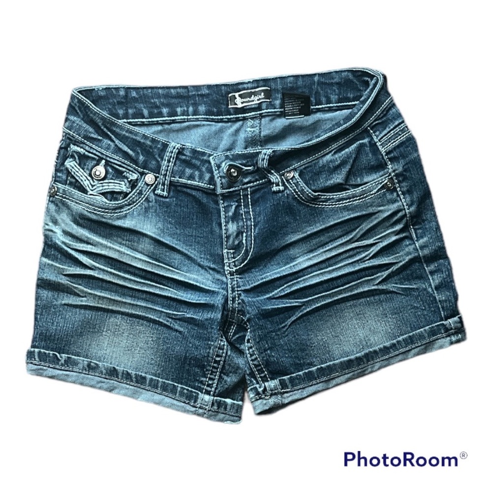 Sound girl size 7 denim shorts